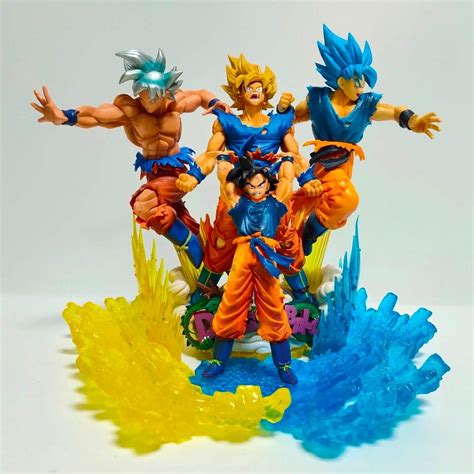 Buy Dragon Ball Super Goku Ultra Instinct Super Saiyan Scene Action Figures Anime Dragon Ball Z