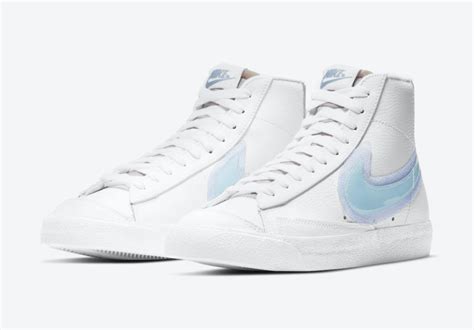 Nike Blazer Mid Glacier Blue Dd0502 102 Release Date Sbd