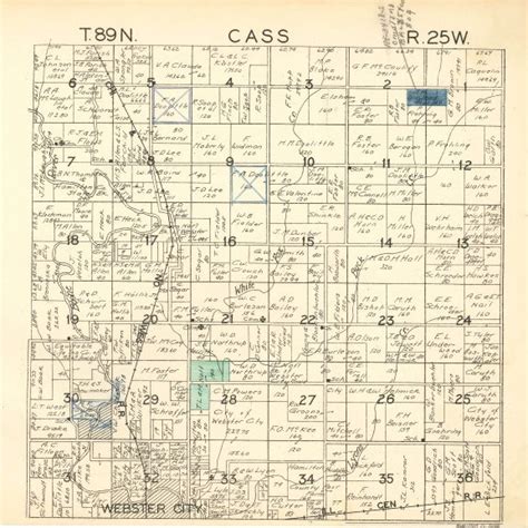1930 Plat Map Index