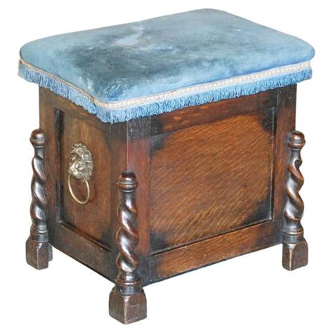 3 Ft Long Antique English Footstool At 1stdibs