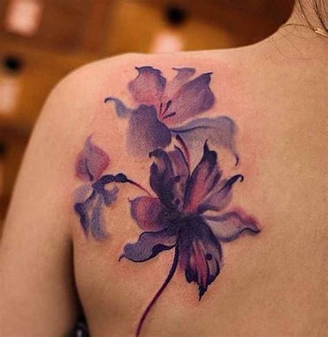 Violet Flower Tattoo Designs Purple Tattoos Violet Tattoo
