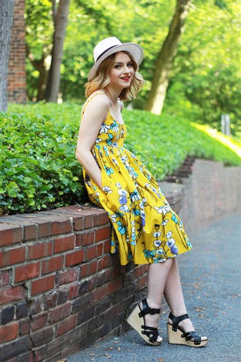 And who cares if you disagree? How To Style A Yellow Floral Sundress - Poor Little iIt Girl