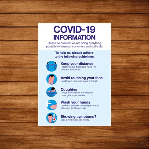 It was first identified in december 2019 in wuhan,. COVID-19 Information Poster