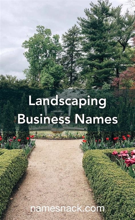 Landscape Design Names 425 Catchy Landscape Business Names Naturally