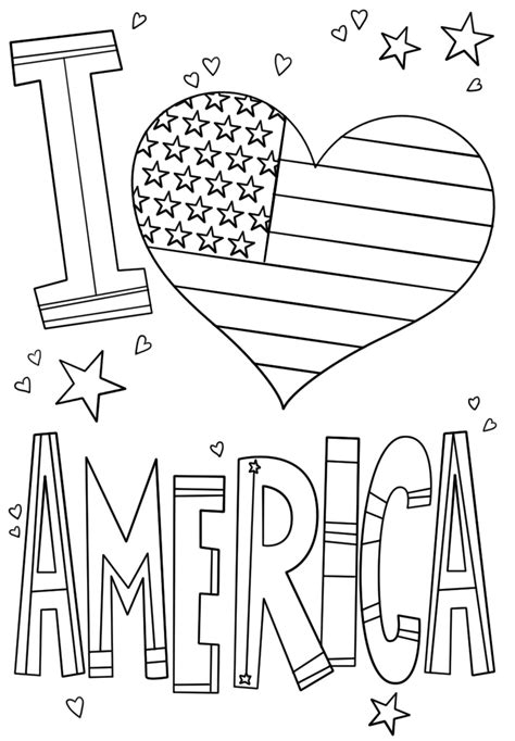 This 4th of july, let it be life, liberty and the pursuit of coloring! 4th Of July Coloring Pages Printable Templates For Kids | Calendar 2020