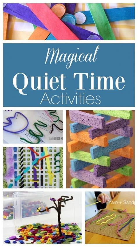 Looking for some activities for your little one to do during quiet time? 43 Quiet Time Activities for 2 Year Olds | Quiet time ...