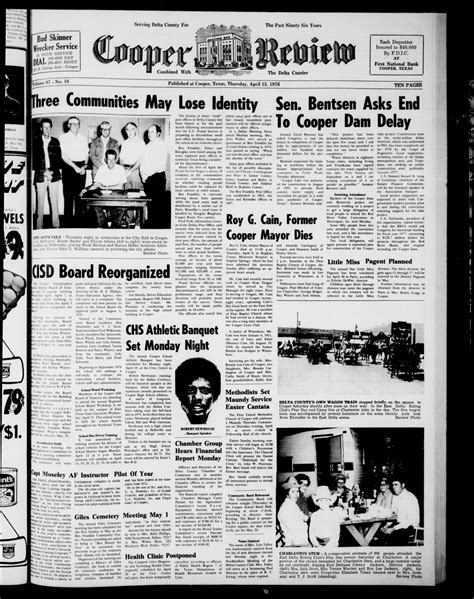 Cooper Review (Cooper, Tex.), Vol. 97, No. 16, Ed. 1 Thursday, April 15