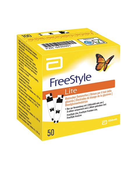 Freestyle Lite Teststrips (50 stuks) - diabetesmagazijn.nl