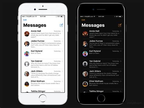 Similarily, facebook messenger has a dark mode that can be enabled by following a few easy steps. Beautiful iOS 11 Redesign With Dark Mode, Inspired by ...