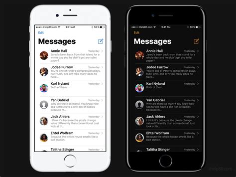 Similarily, facebook messenger has a dark mode that can be enabled by following a few easy steps. Beautiful iOS 11 Redesign With Dark Mode, Inspired by ...