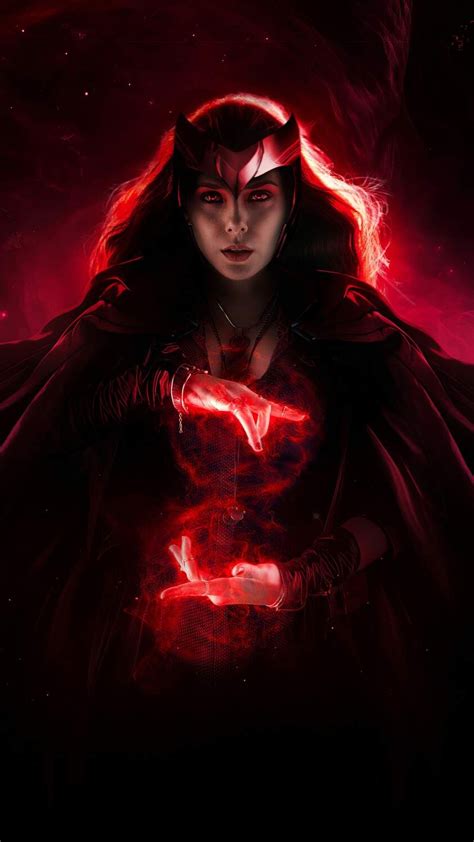 Scarlet Witch Iphone Wallpaper Scarlet Witch Marvel Scarlet Witch
