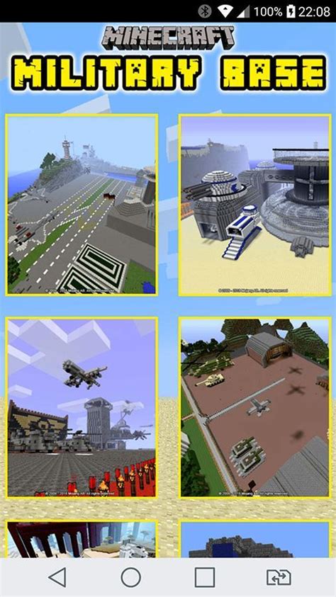 2018 Minecraft Army Base Map Mcpe For Android Apk Download