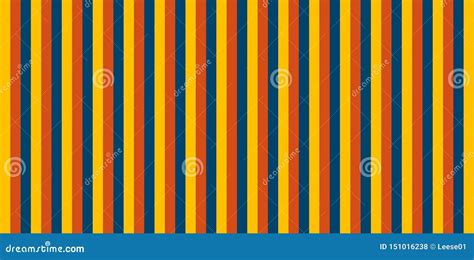 Rayas Amarillas Anaranjadas Y Azules Ilustración Del Vector