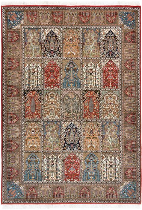 184 x 123 cm, anfang 21. Indo Ghom 242x172 ID37424 | NainTrading: Orientteppiche in ...