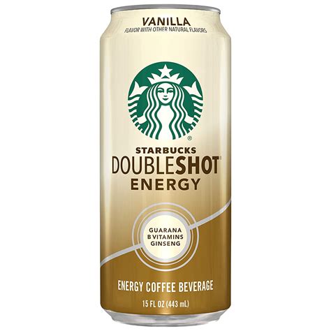 Starbucks Doubleshot Energy Espresso Coffee, Vanilla, 15 oz Cans (12