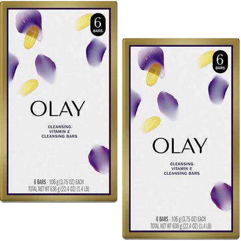 Buy Olay Age Defying Moisturize Outlast Beauty Bar Soap With E 6 Bars 375 Oz X 2 Pack Total