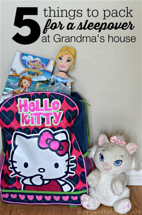 5 Things To Pack For A Sleepover At Grandmas House