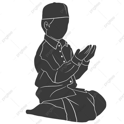 Gambar Anak Muslim Berdoa Doa Islam Anak Berdoa Sholat Dan Doa Png