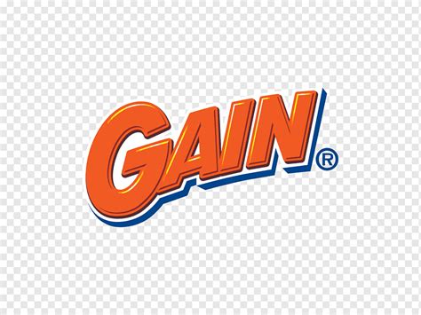 Gain Logo Tide Laundry Detergent Gain Text Trademark Orange Png Pngwing