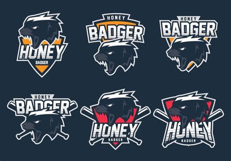 Honey Badger Logo Honey Badger Badgers Logo Badger