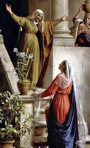 Elizabeth, a model of the old testament, meets the new testament in mary's faith in the mystery of. Under Her Starry Mantle: Rosary Reflection ~ The Visitation