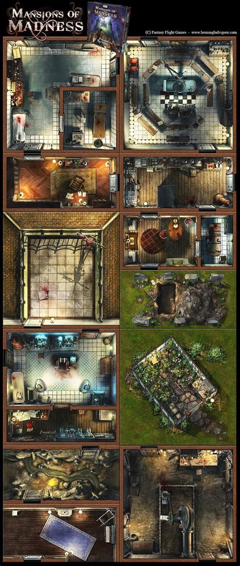 Mansions Of Madness Forbidden Alchemy Expansion Mansions Tabletop