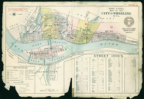 Atlas Of The City Of Wheeling 1901 Archives Ohio County Public
