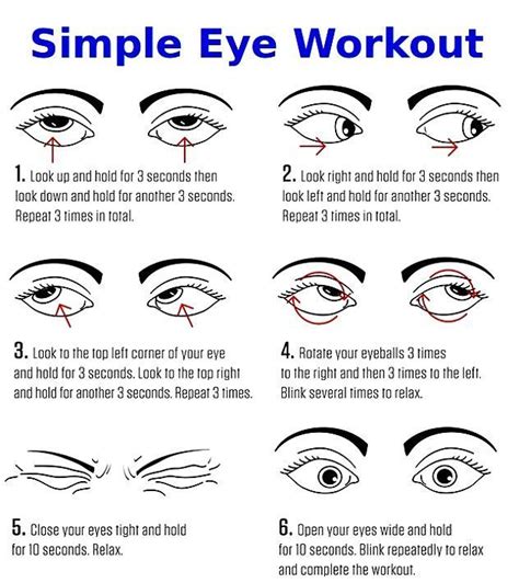 A Simple Eye Workout To Try See Other Exercises In This Article Eye