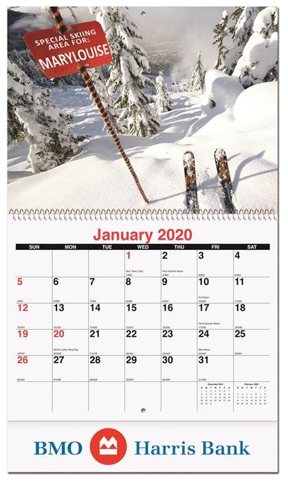 Personalized Image Mini Wall Calendar