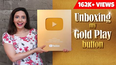 Our Gold Play Button Is Here Last Month Was The Best Thank You All