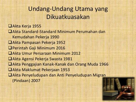   diperbuat oleh parlimen malaysia seperti yang berikut: AKTA PEKERJAAN 1955 PINDAAN 2012 PDF