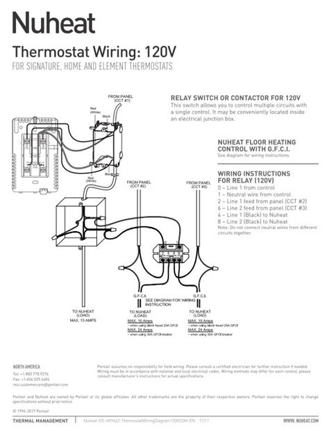 Colors, terminals, functions, voltage path! Schluter Ditra Heat Thermostat Wiring Diagram