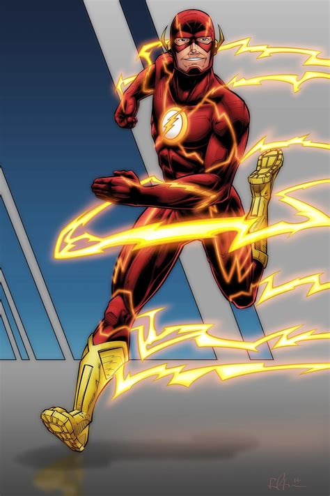 The Flash Colors By Brian Robertson The Flash Dc World Comics Love