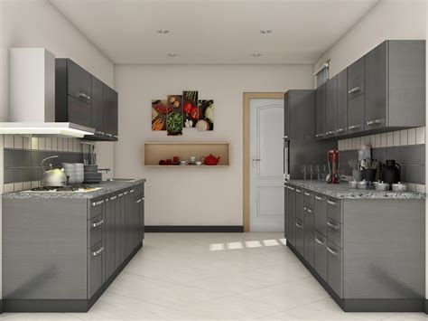 Indian Laminated Parallel Shaped Modular Kitchen At Rs 1360square Feet