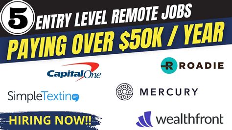 50k Jobs Entry Level
