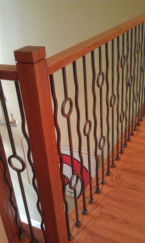 Baluster Stair Remodel Contemporary Iron Baluster Patterns Stair