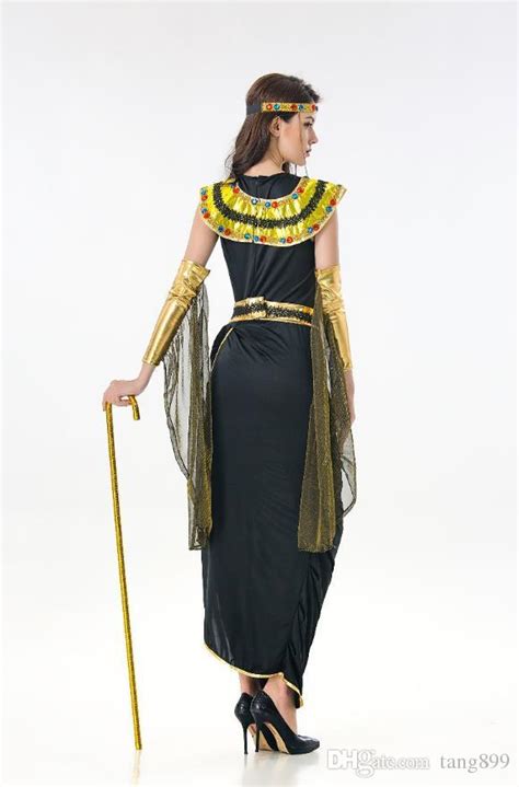 2019 Deluxe Sexy Ladies Fancy Dress Cleopatra Egypt Womens Costume