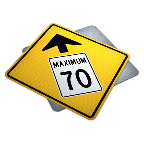 Maximum Speed Ahead Wb 9 Traffic Supply 310 Sign