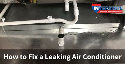 How To Fix A Leaking Air Conditioner System Diy Hvac Air Conditioner Air Conditioning