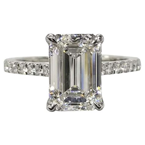 Gia Certified 150 Carat Vs2 Clarity G Color Emerald Cut Diamond Ring