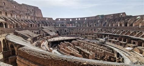 O Coliseu O Monte Palatino E O Fórum Romano Roma Itália 7