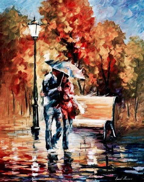 ️ ༻ ༺ Painting By Leonid Afremov Together In Warmth Lovers