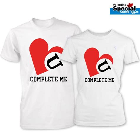 Valentine Special Couple T-Shirt SW3283 : ShoppersBD