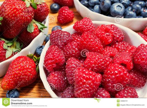 Assortment Of Berries Colorful Ripe And Fresh Stock Image Image Of