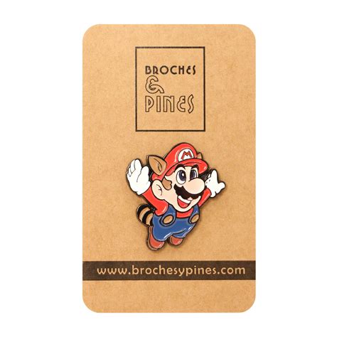 Pin Mario Mapache - Videojuegos – Broches y Pines