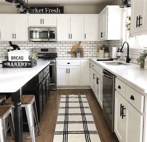 Farm style decorations for home. White quartz countertops are a fresh, clean option for any ...