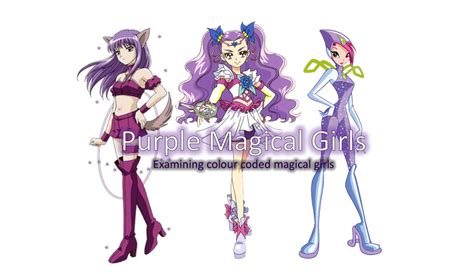 Magical Girls By Colour Purple Edition
