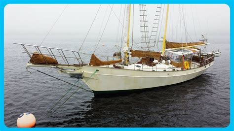 This 62 Steel Schooner Will Shock You Full Tour Learning The Lines