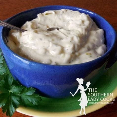 Make Your Own Tartar Sauce The Southern Lady Cooks