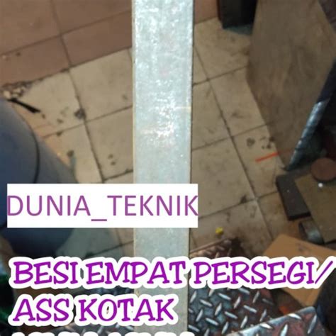 Jual Besi Empat Persegi As Kotak 16mm X 16mm 1meter Jakarta Barat